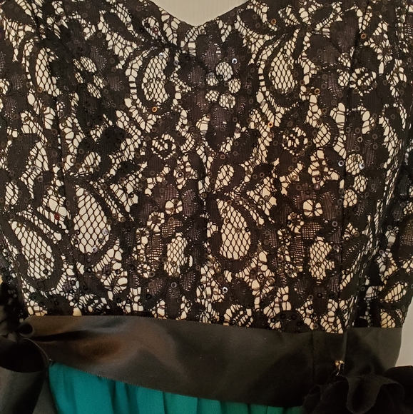 Jodi Kristopher Hi-low Dress Size 1 - Picture 3 of 4